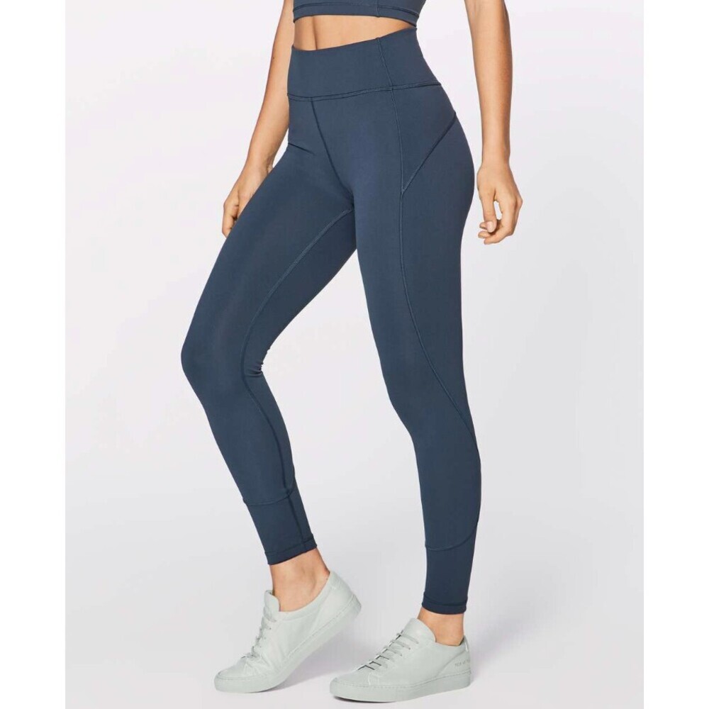 Lululemon In Movement 7/8 Tight (Everlux 25") Mach Blue Size 6